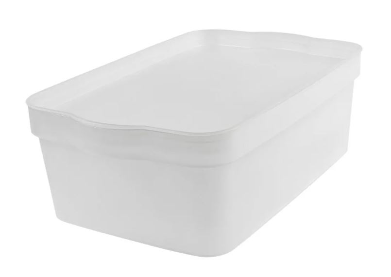 Ящик для хранения Keeplex Trendy 6 л 32х21,1х11 см матовый кристалл